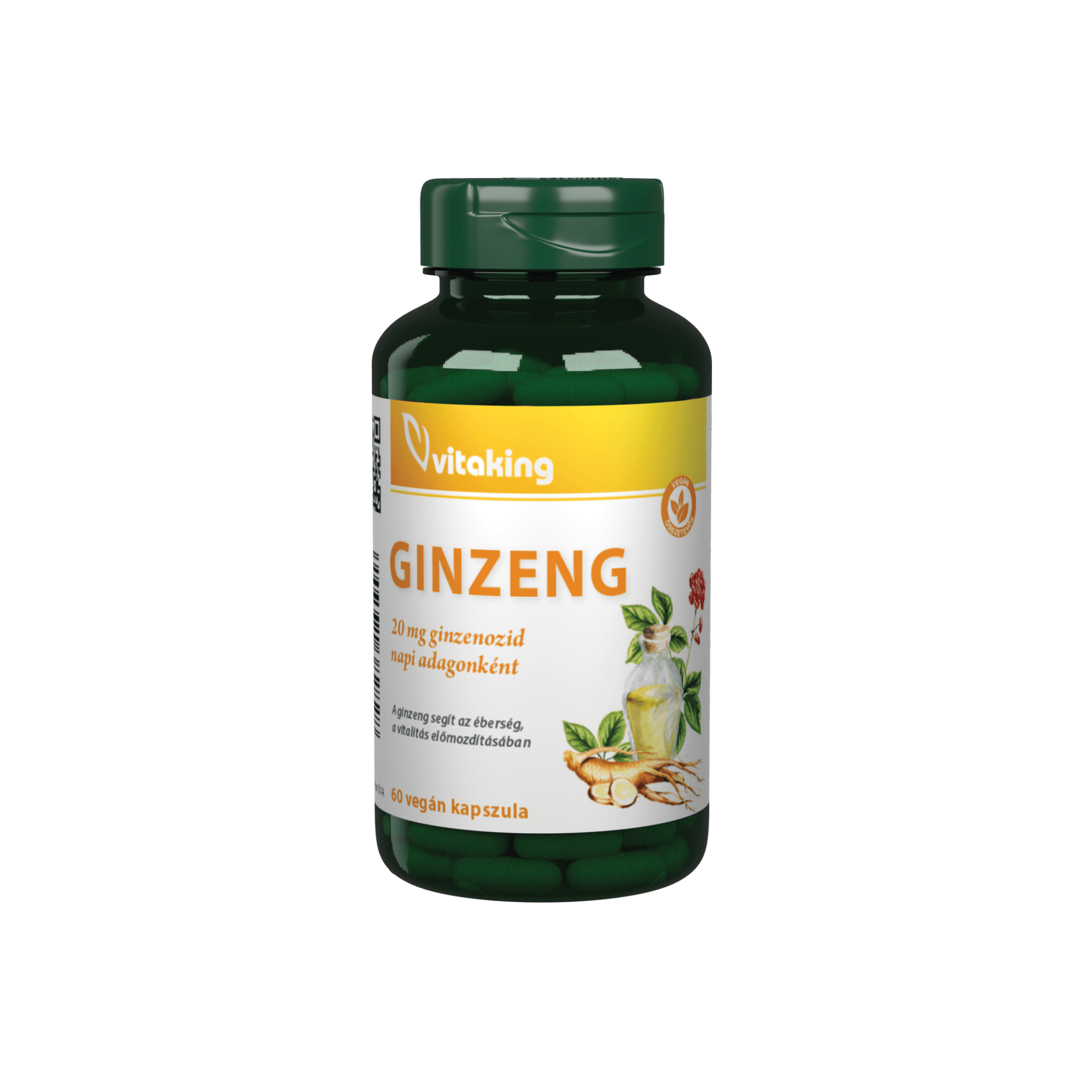 Vitaking extrakt z ginsengu 100 mg kapsula 60 ks