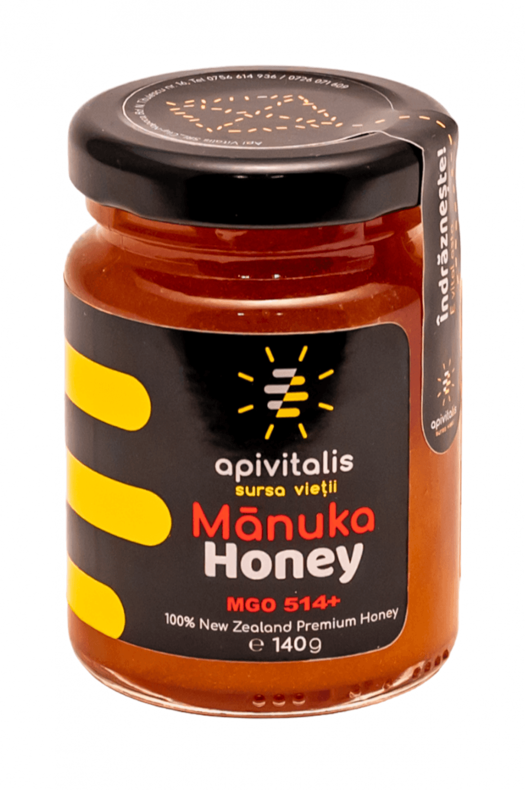 Apivitalis manukový med mgo 514+ 140 g