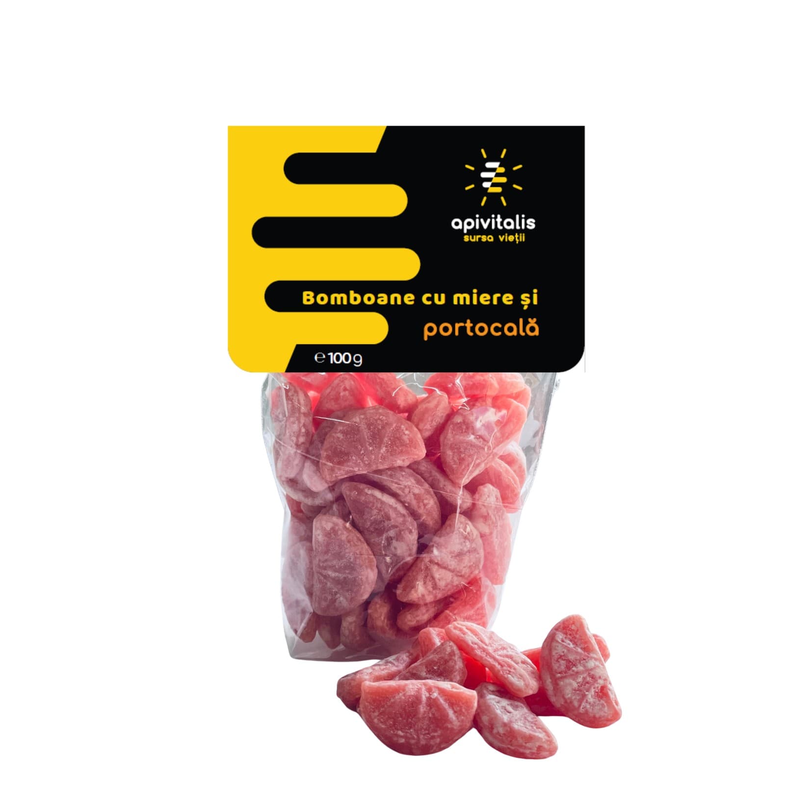 Apivitalis medové cukríky pomaranč 100 g