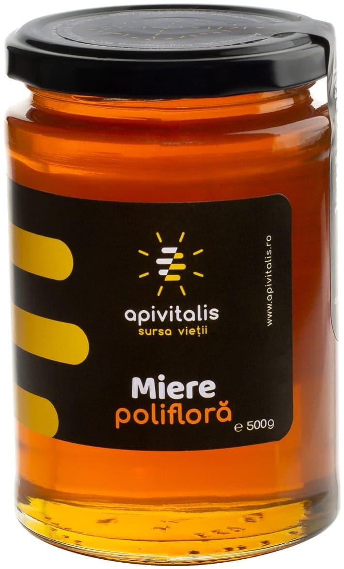 Apivitalis surový zmiešaný kvetový med 500 g