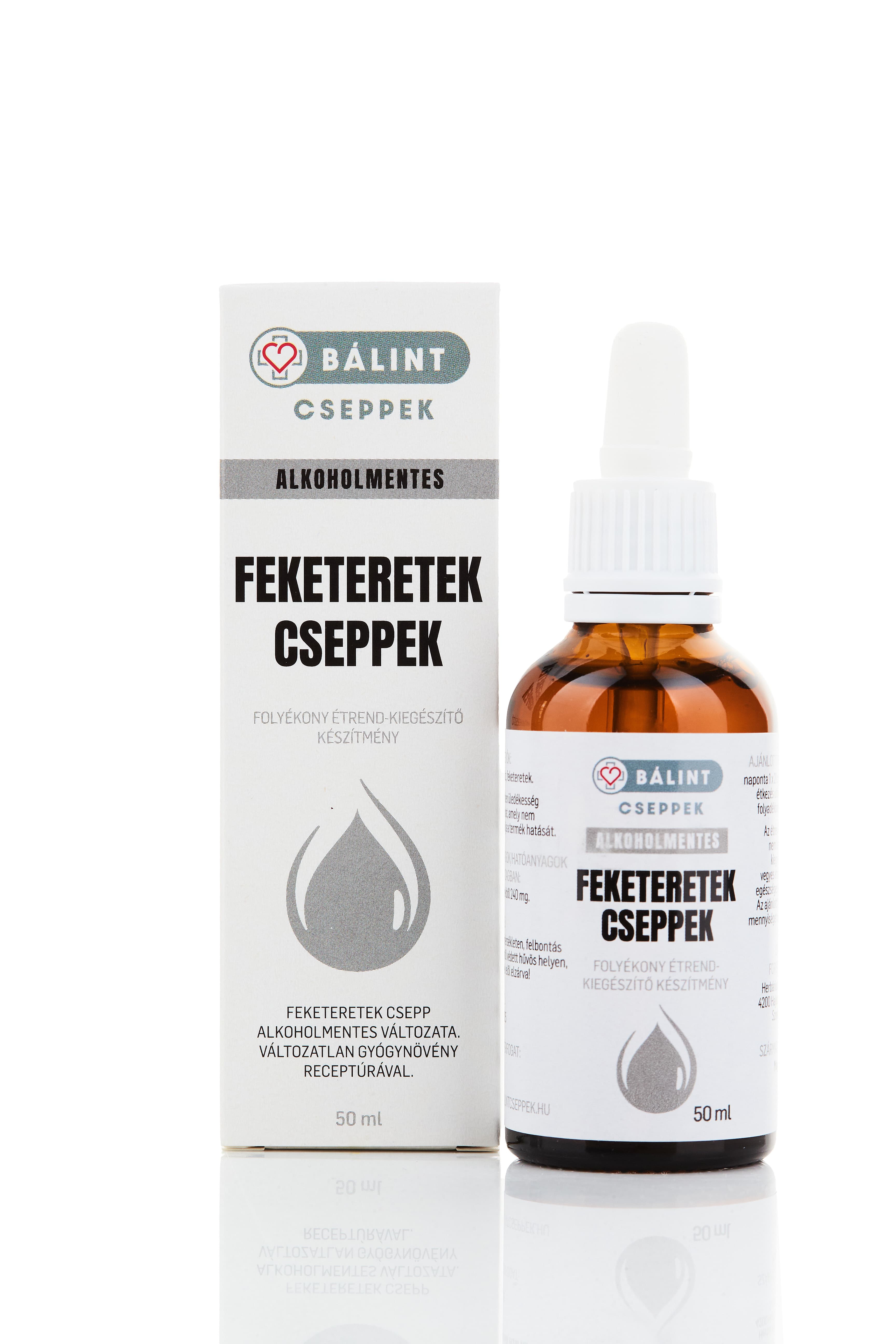 Bálint kvapky bezalkoholové kvapkovi čiernej reďkovky 50 ml