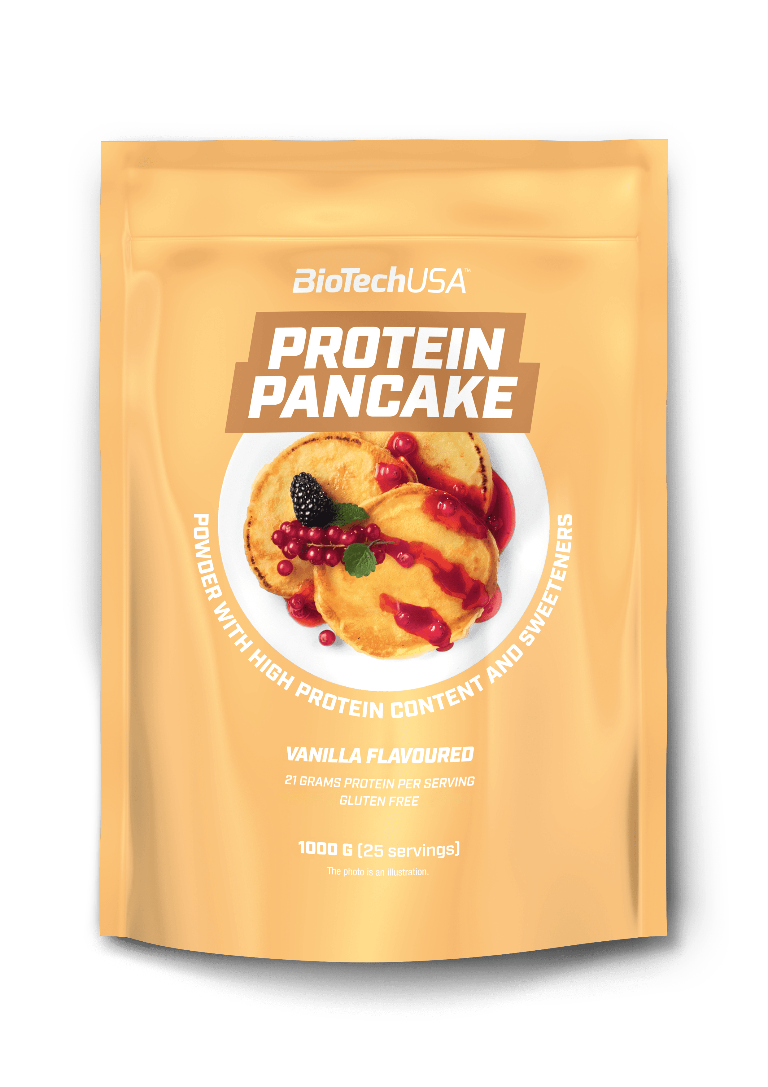 Biotech protein palacinkový prášok vanilka 1000 g