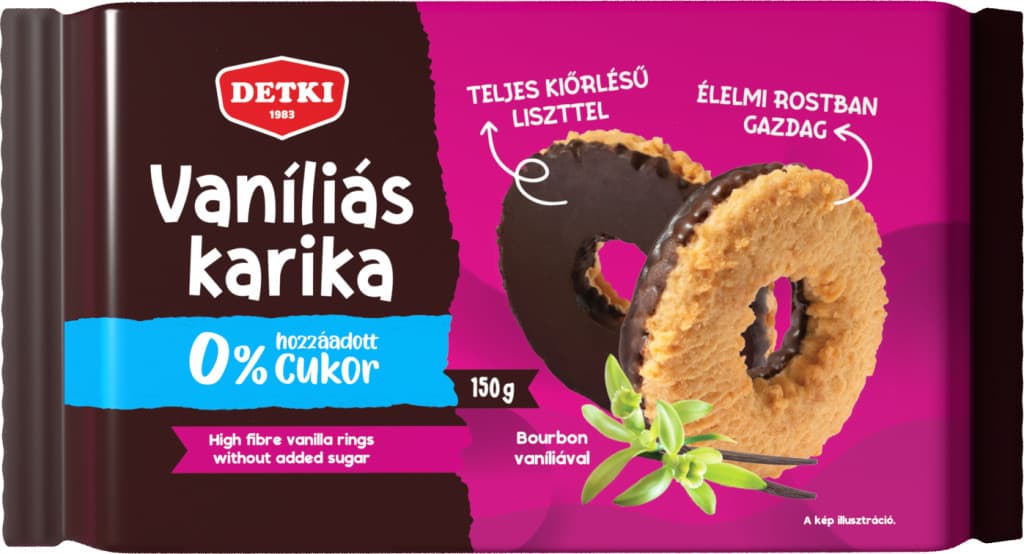 Detki hcn vanilkový krúžok s horkou čokoládou 150 g