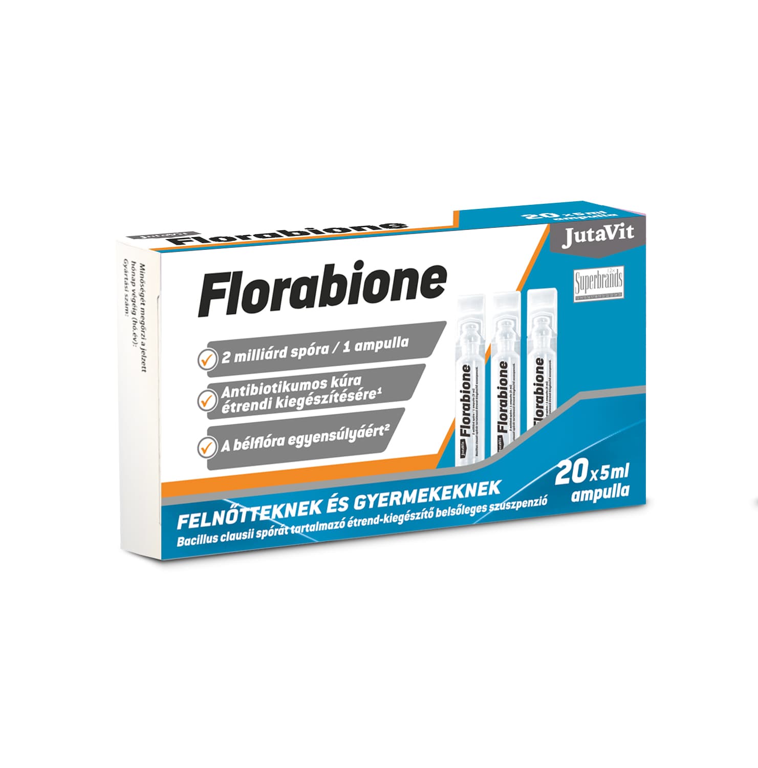 Jutavit florabione ampulky 20x5ml 20 ks