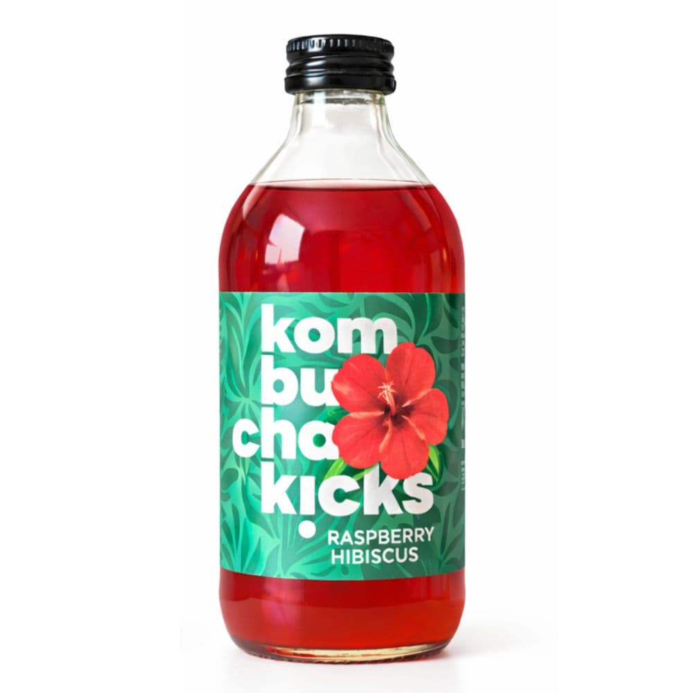 Kombucha Kicks malina-hibiscus 330 ml