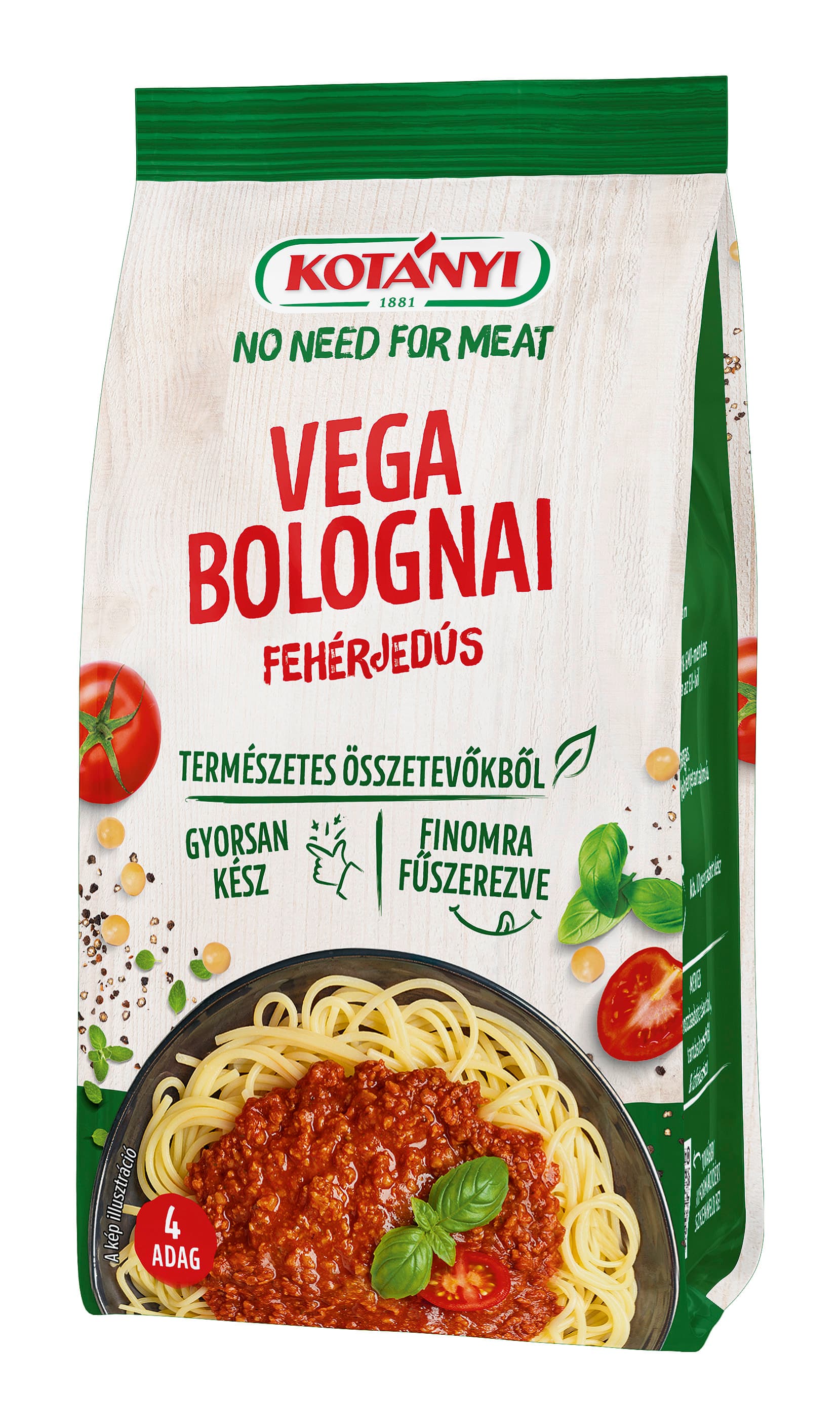 Kotányi no need for meat vega bolognai 100 g