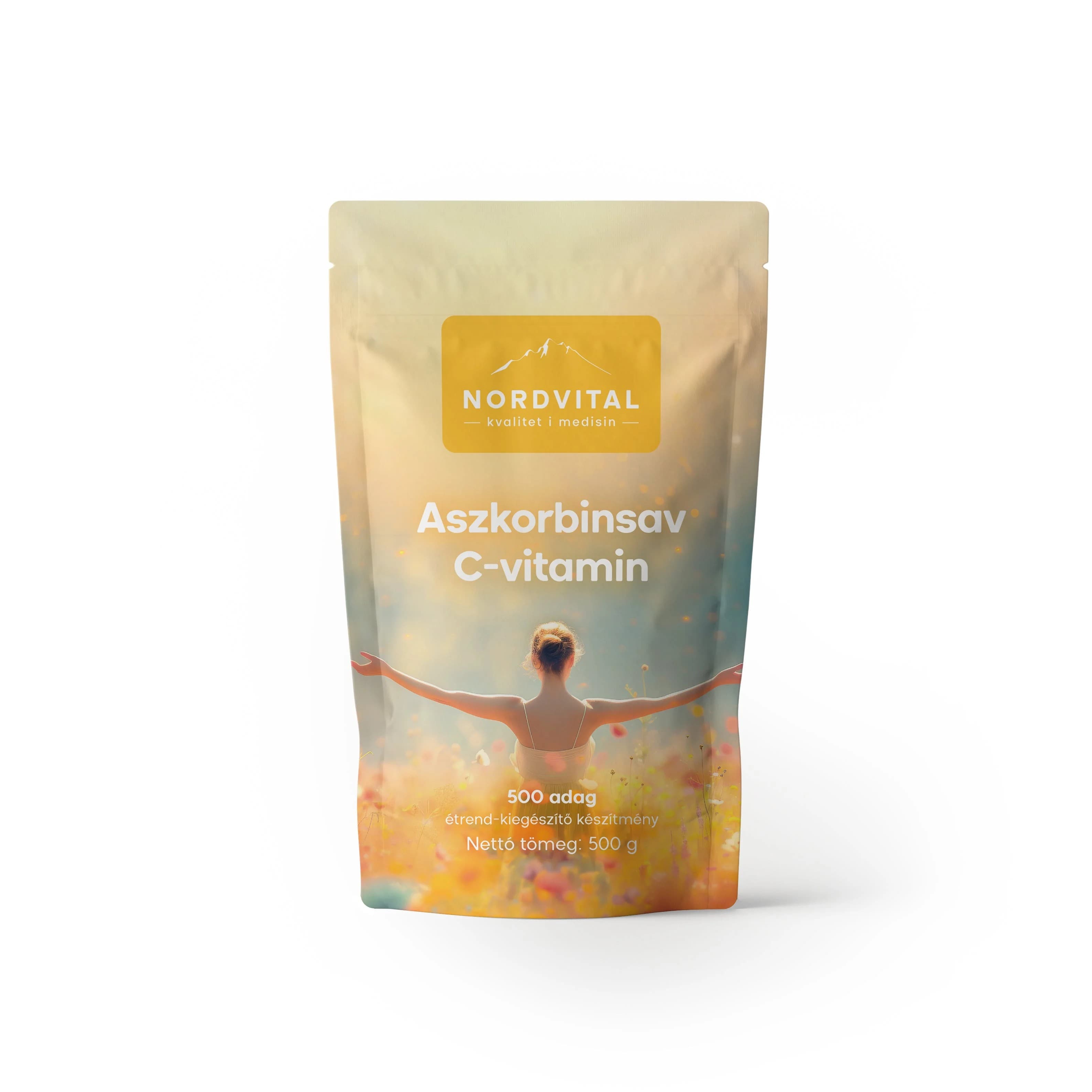 Nordvital kyselina askorbová 500 g