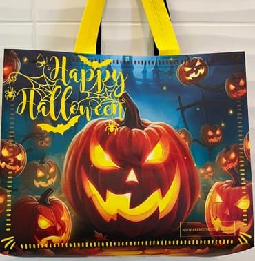 Ekotaška s halloweenským vzorom 1 ks