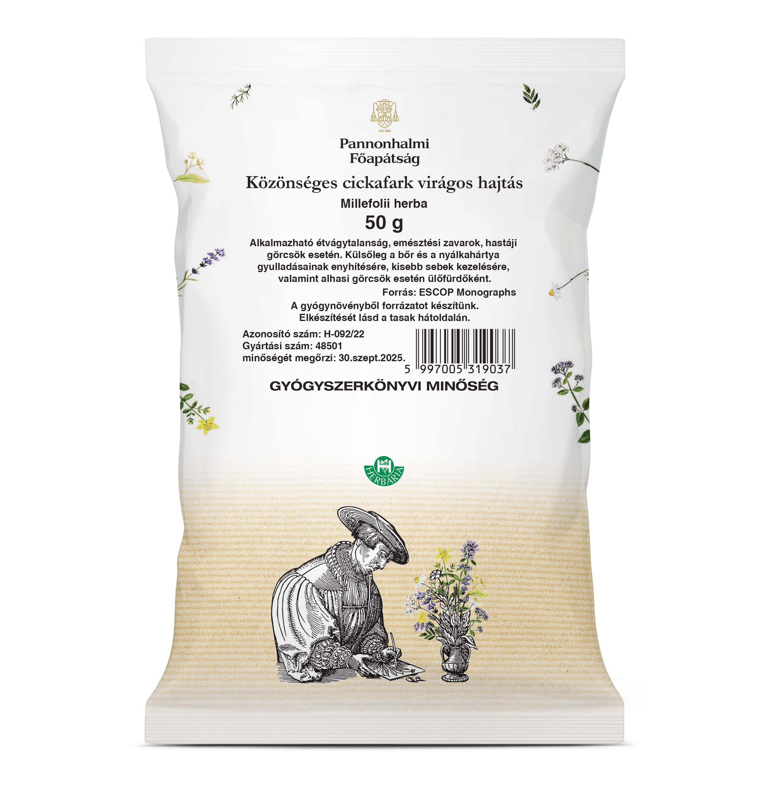 Pannonhalmský pŕhľavový čaj 50 g