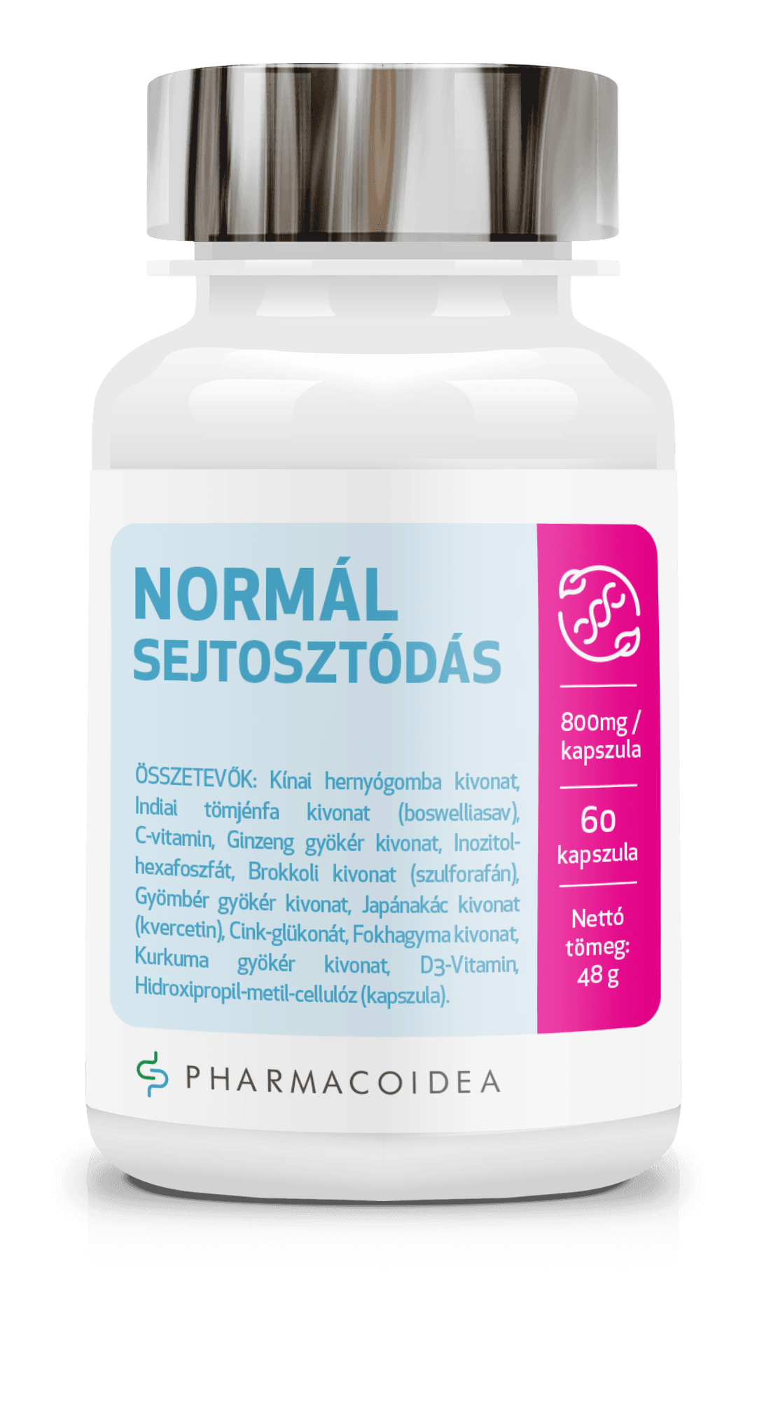 Pharmacoidea normálna bunková delenie kapsula 60 ks