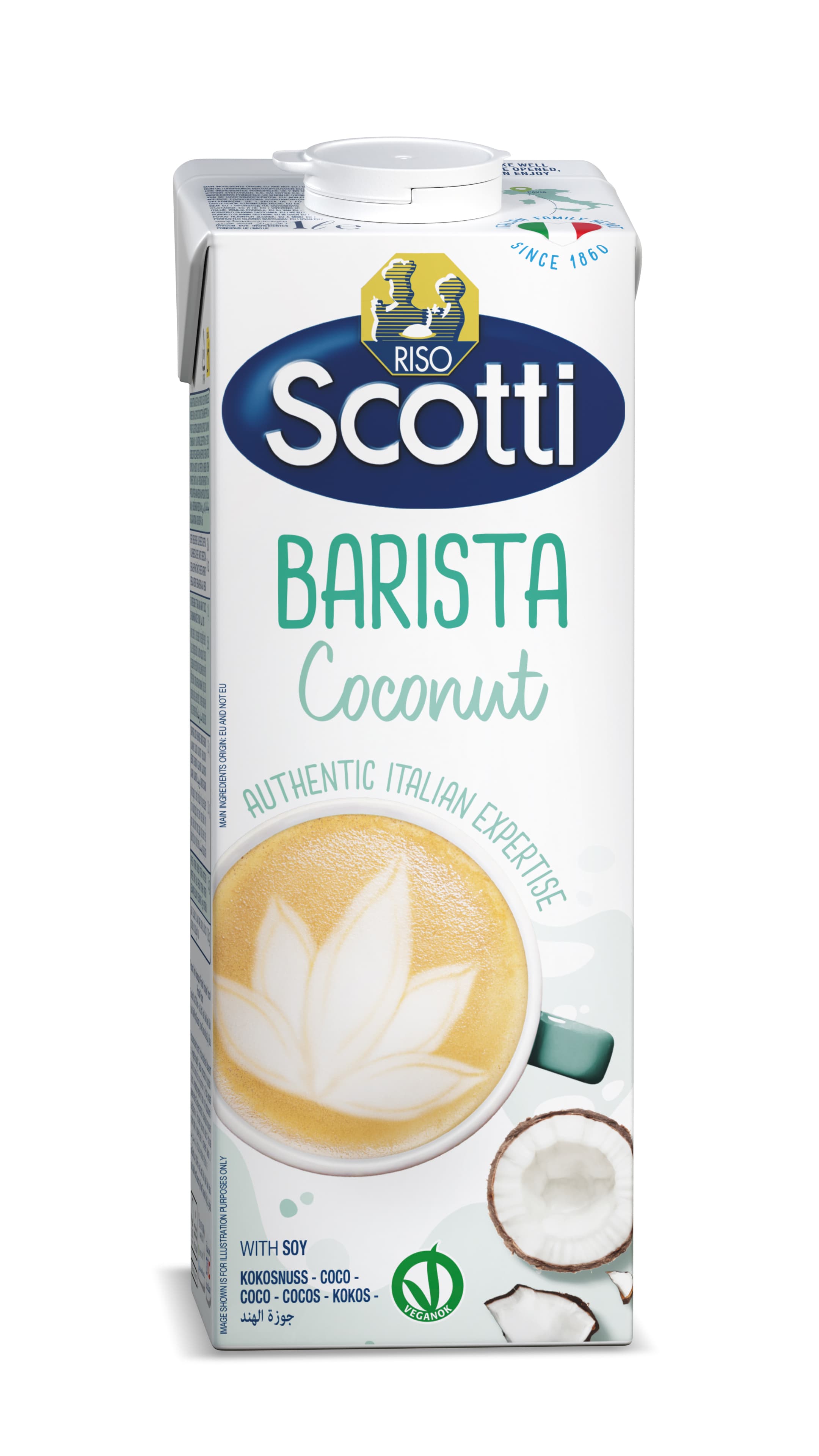 Riso Scotti barista kokos 1000 ml