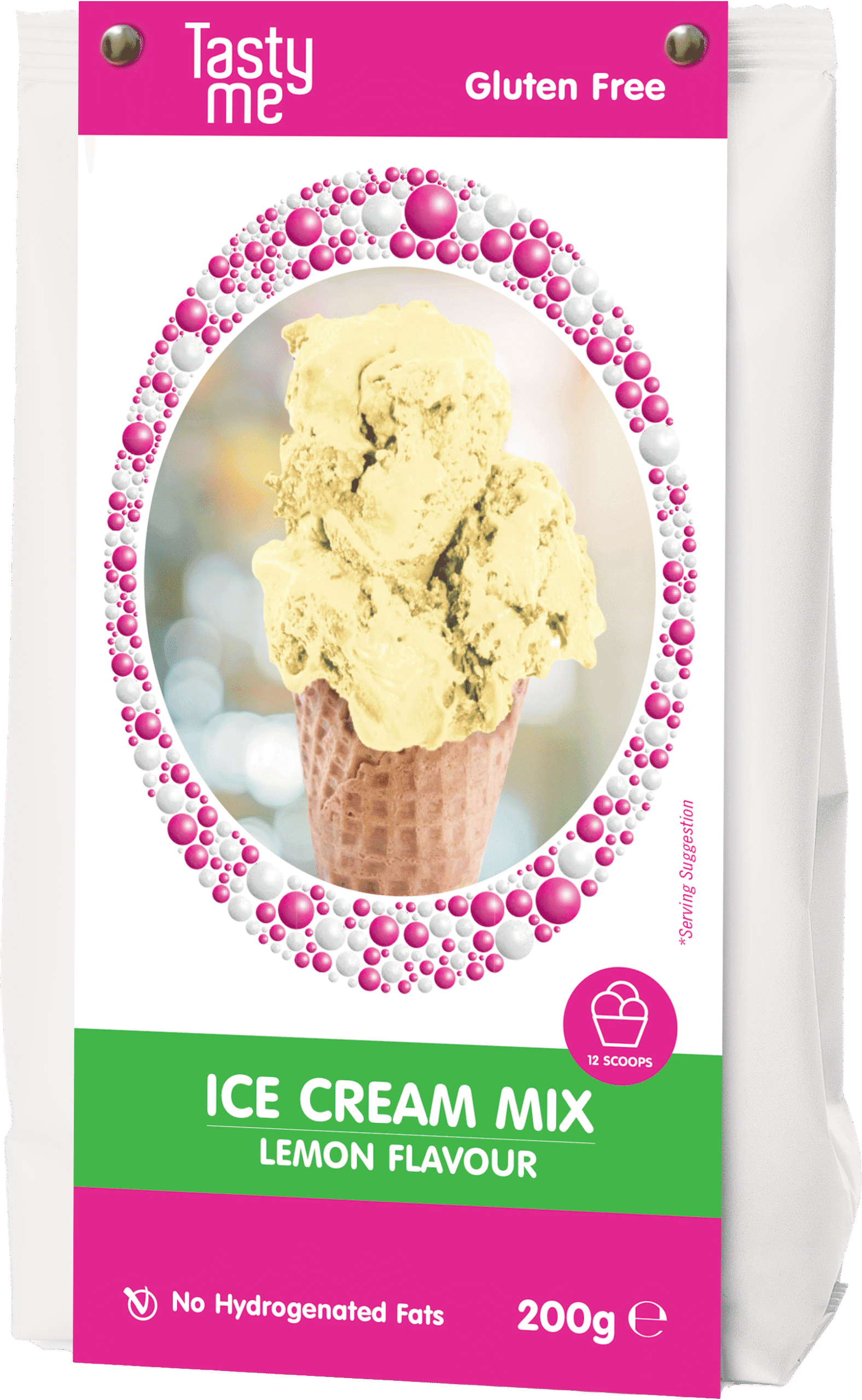 Tasty Me bezlepkový zmrzlinový mix citrón 200 g