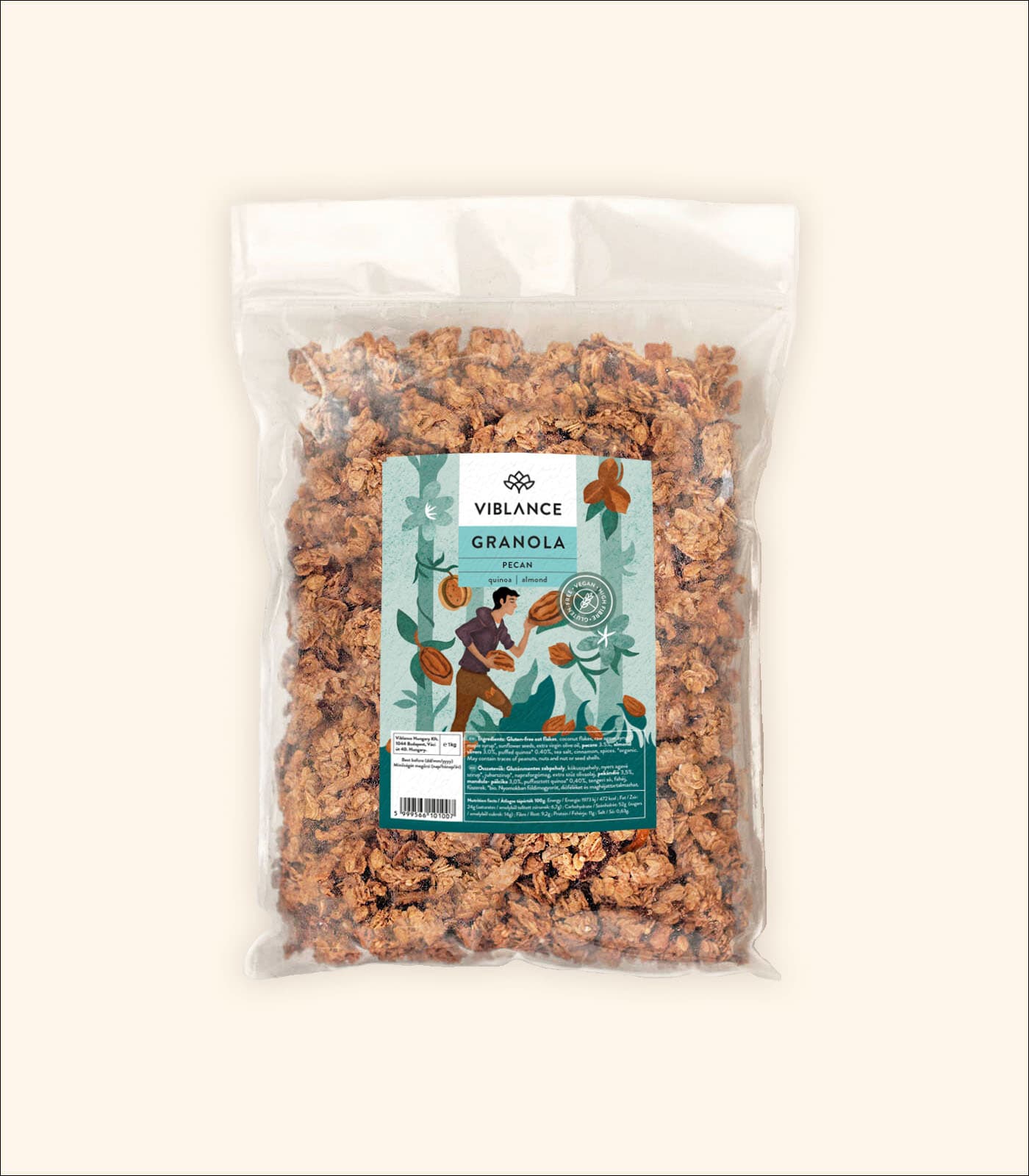 Viblance pekanový granola 1000 g