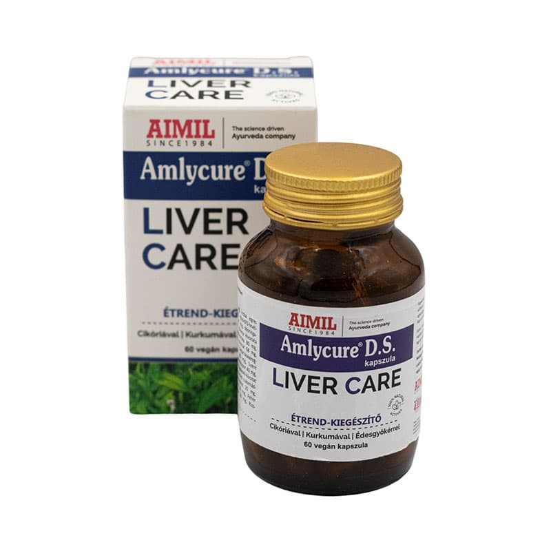 Aimil amlycure® d.s.liver care doplnok stravy kapsula s čakankou, kurkumou a sladkým drievkom 60 ks