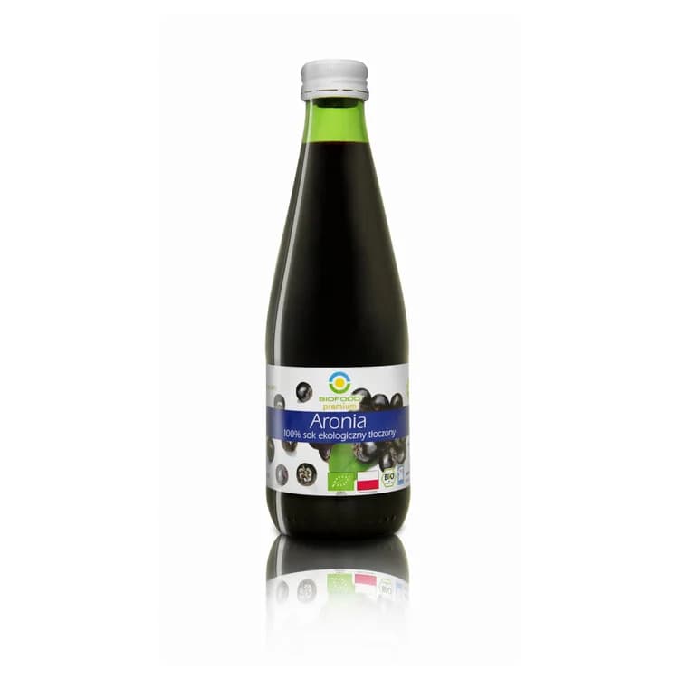 Bio Food bio 100% čierna jarabina z ovocia lisovaná 300 ml