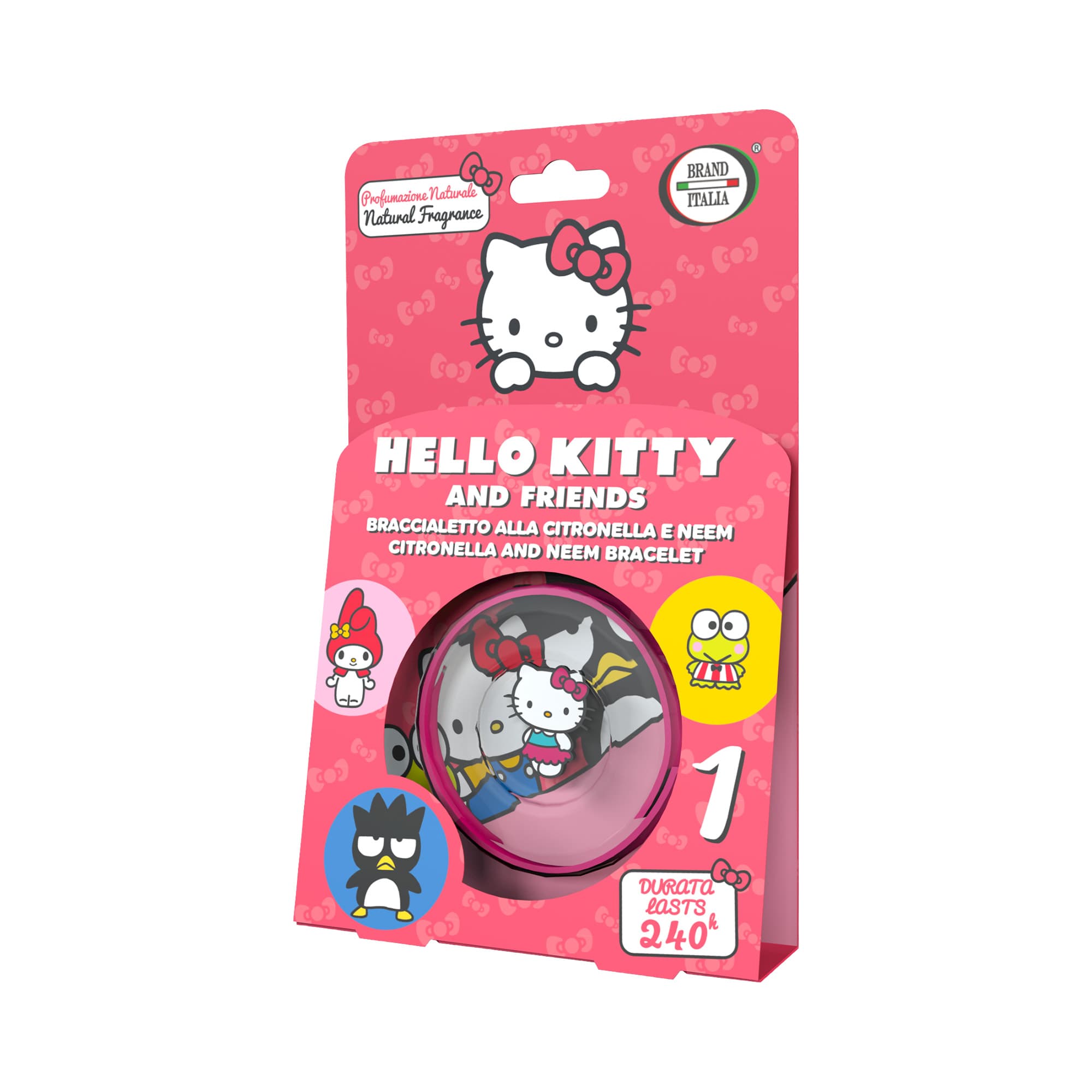 Brand Italia hello kitty náramok proti komárom 1 ks