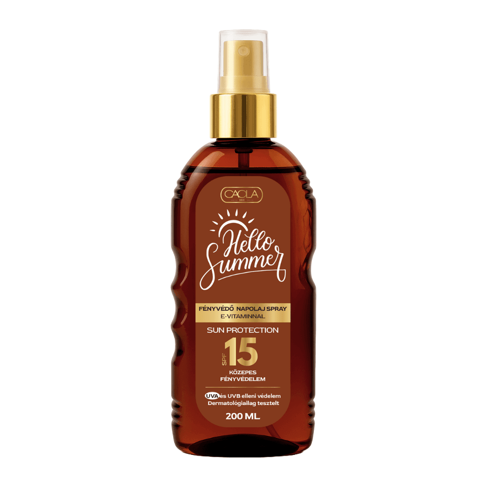 Caola hello summer olej na opalovanie s SPF 15 200 ml