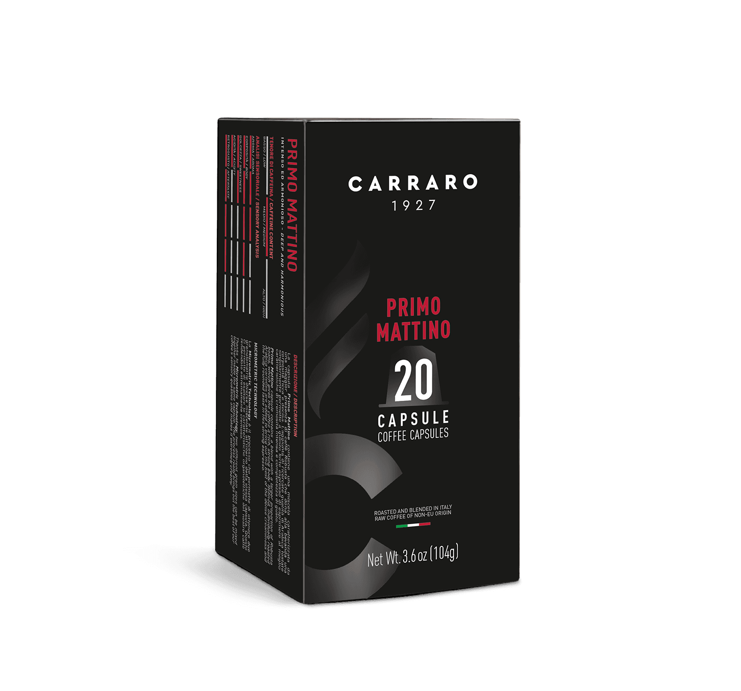 Carraro primo mattino prémiové kávové kapsule kompatibilné s Nespresso 20 ks