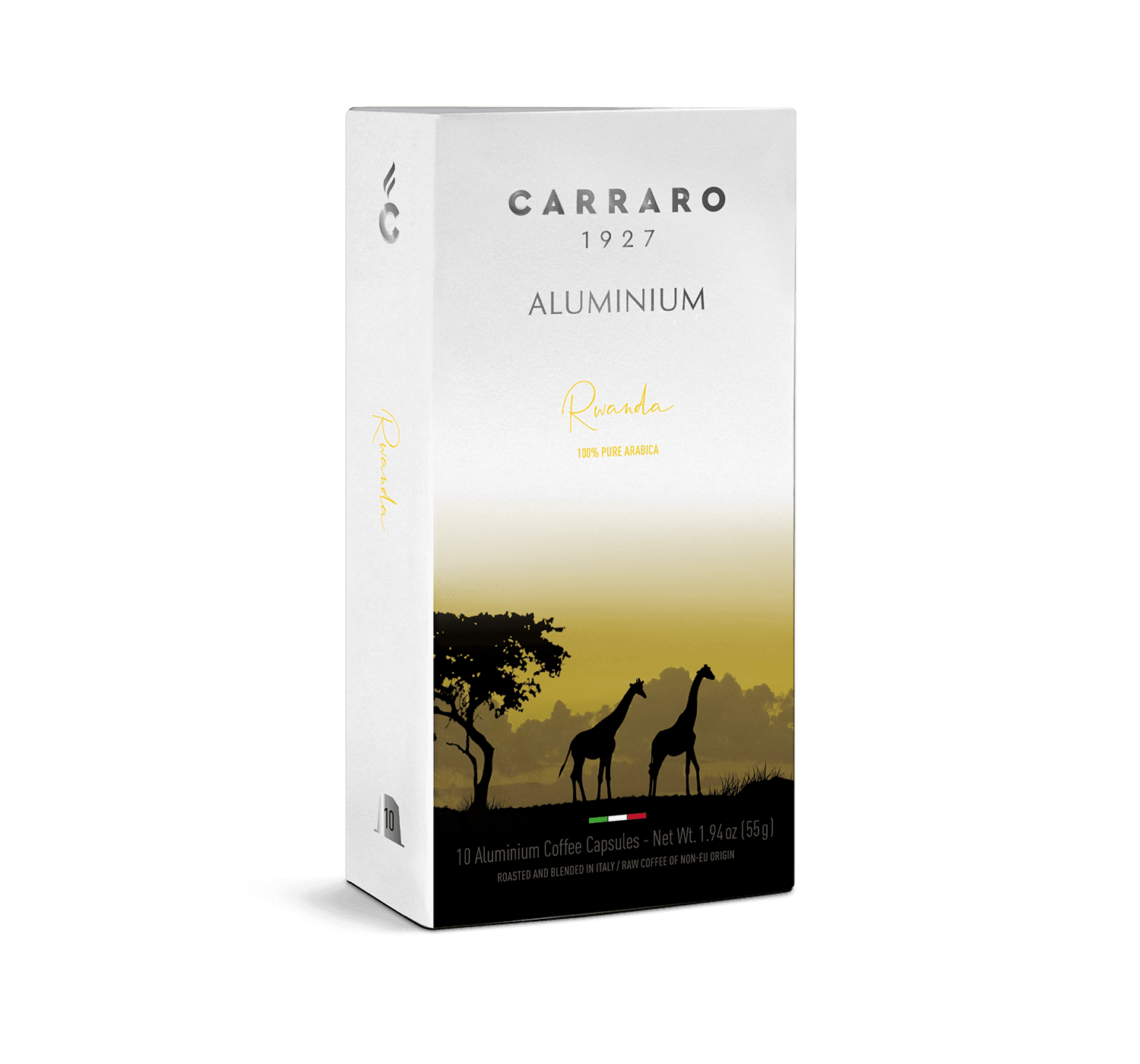 Carraro rwanda kávové kapsuly kompatibilné s Nespresso 10 ks