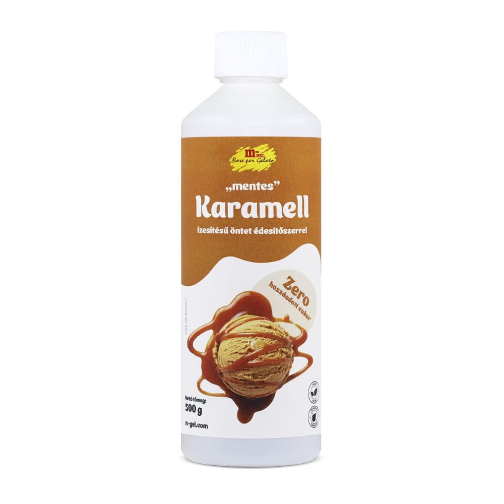 Dia-Wellness zero karamelová poleva na zmrzlinu/koláče 500 g