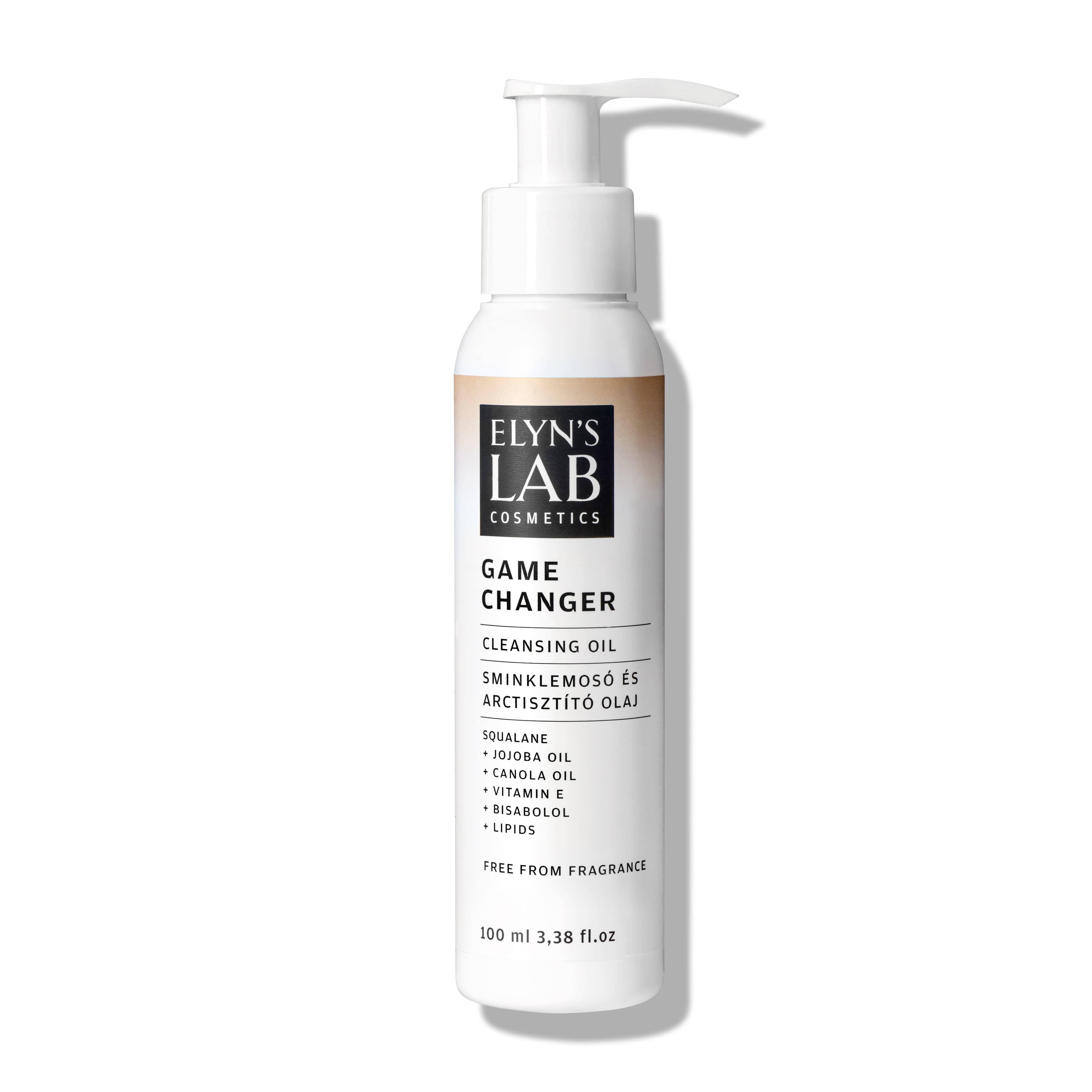 Elyn`s Lab game changer čistiaci a odstraňovač make-upu s olejom s lipidom a bisabololom 100 ml