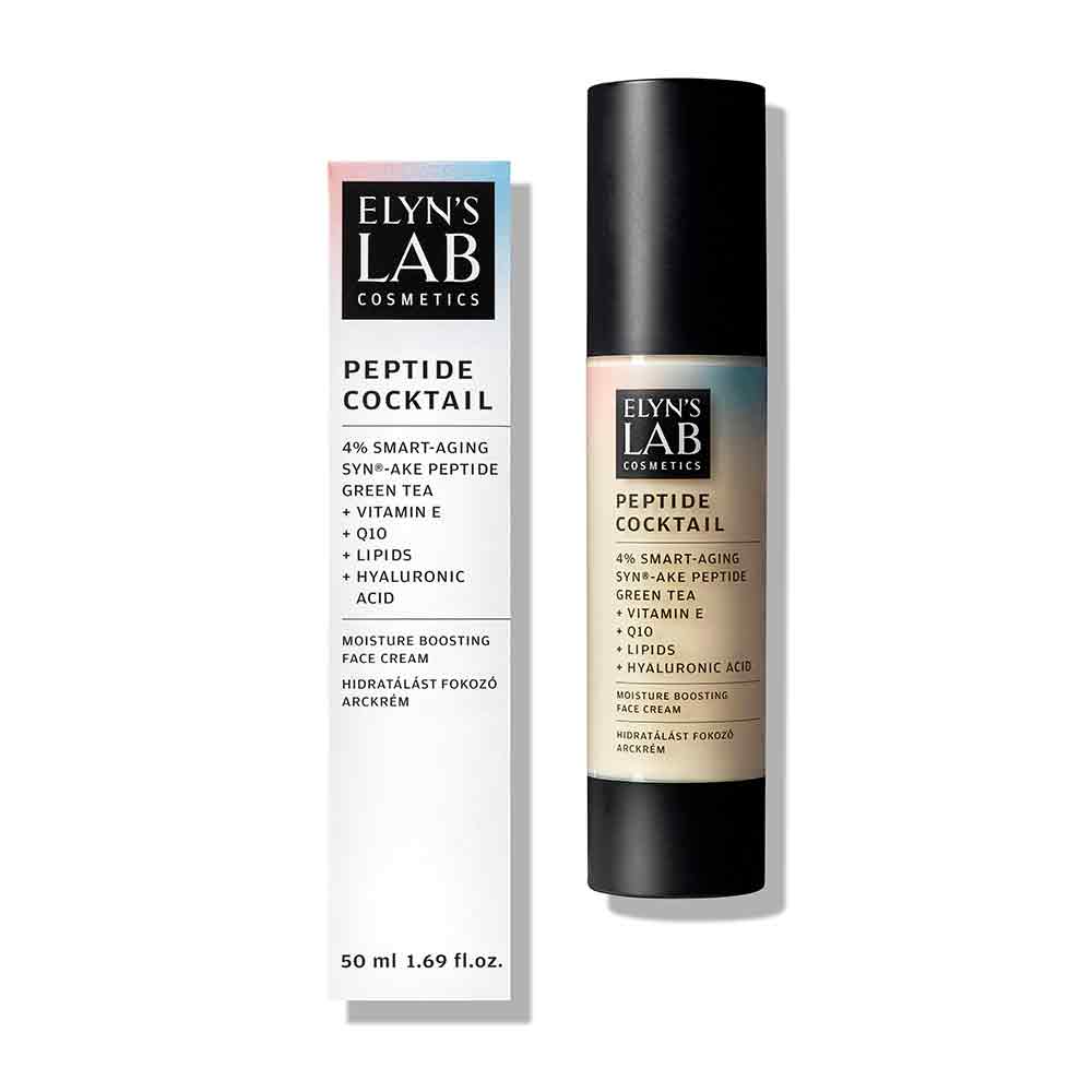 Elyn`s Lab peptidový koktail 4% smart-aging SYN®-AKE peptid hydratačný krém na tvár s antioxidantami 50 ml